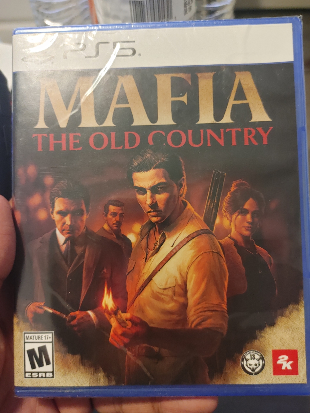 Mafia: The Old Country (PS5) - Black/Gold Cover